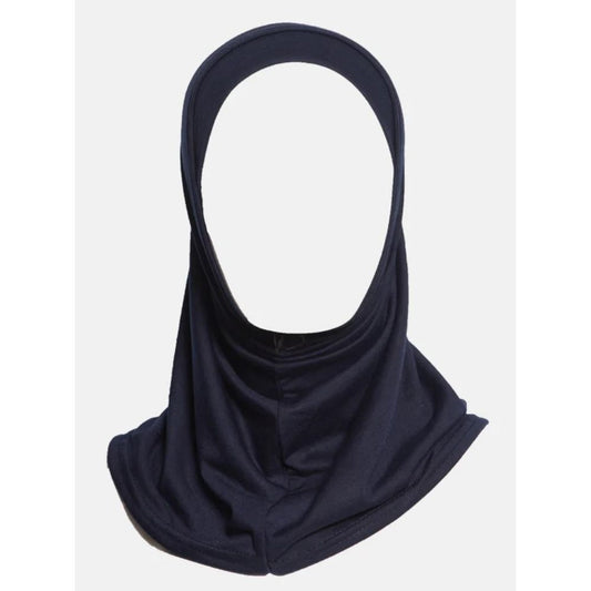 2pc Cotton Hijab - Navy