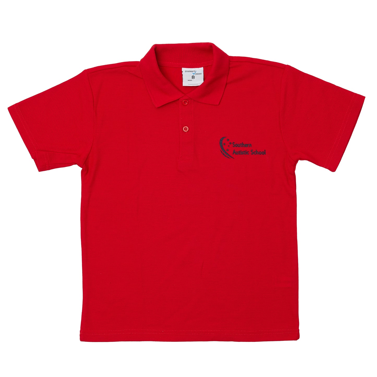 Southern Autistic School Short Sleeve Polo - Red (Juniors/Lowers)