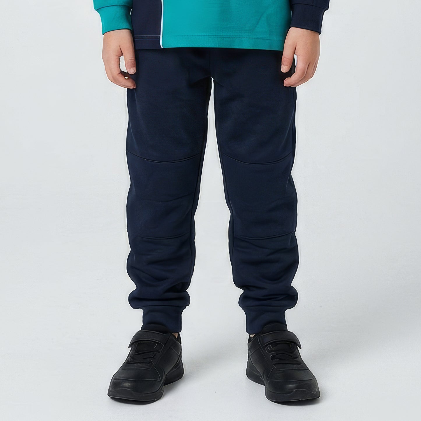 Cuffed Track Pants - Navy